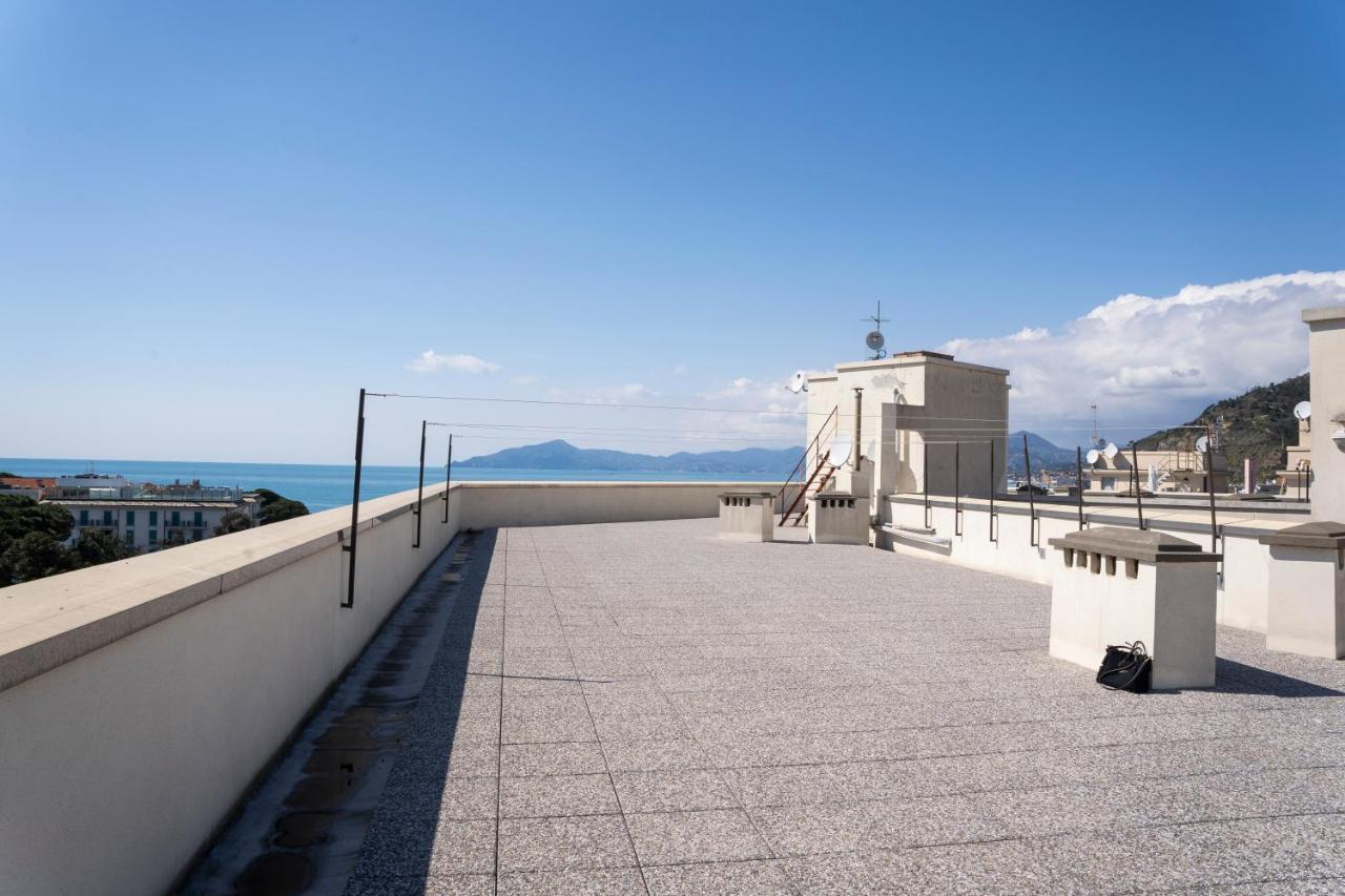 025 - Casa Panoramica In Centro, 90Metri Spiaggia Vista Mare Con Terrazzo Vista Portofino Sestri Levante Exterior photo